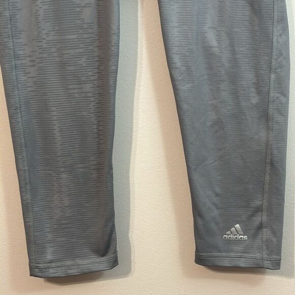 ADIDAS | Climalite Midrise Women’s Grey Capris Workout Leggings Size S - Picture 4 of 9